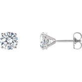 14K White 3/4 CTW Natural Diamond Cocktail-Style Earrings